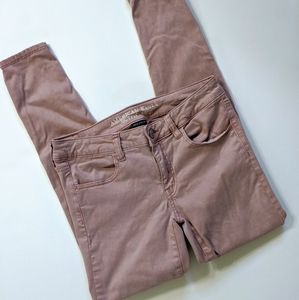 American Eagle Blush Colored Jeggings